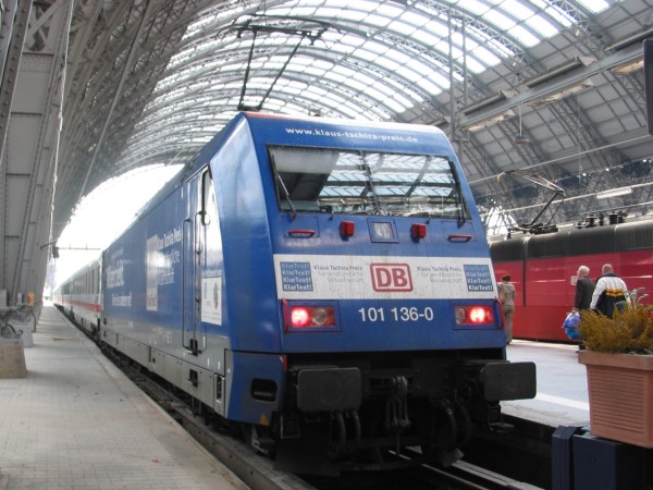 Abbildung der Lokomotive 101 136-0 Klaus-Tschira-Preis