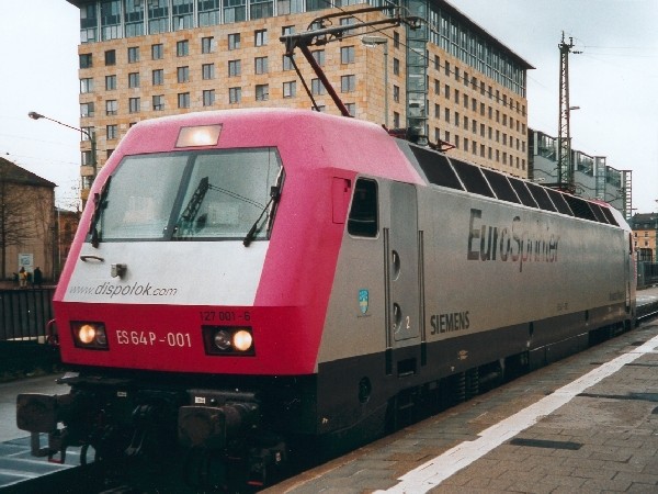 Abbildung der Lokomotive 127 001-6 Eurosprinter