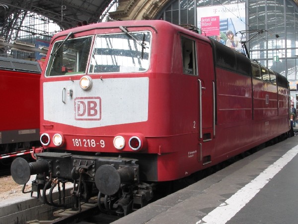 Abbildung der Lokomotive 181 218-9