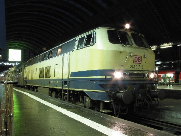 Abbildung der Lokomotive 218 317-6