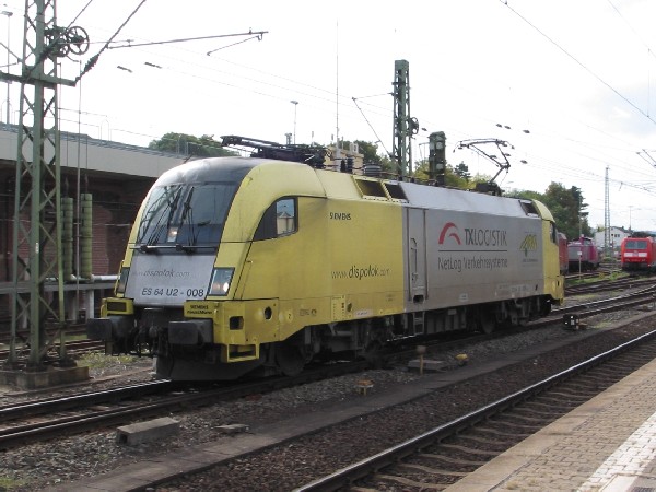 Abbildung der Siemens-Lokomotive ES 64 U2-008 (182 508)
