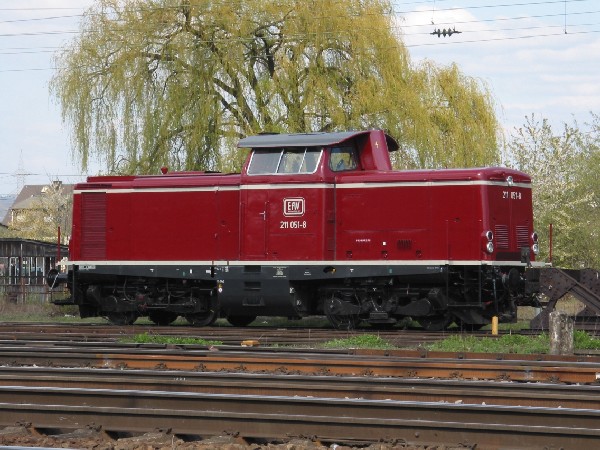 Abbildung der Lokomotive EfW 211 051-8