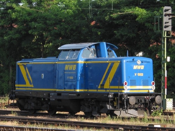 Abbildung der Lokomotive MWB V 1352 (ex DB 213 335-3)