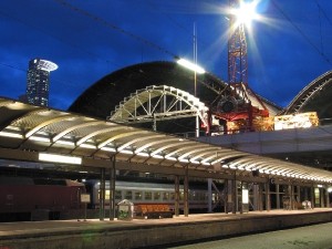 Abbildung des Bahnhofes Frankfurt/Main Hbf