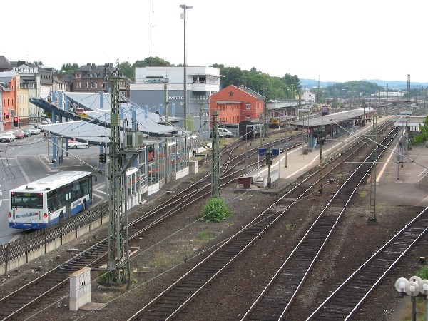 Abbildung des Regionalbahnhofes Limburg/Lahn