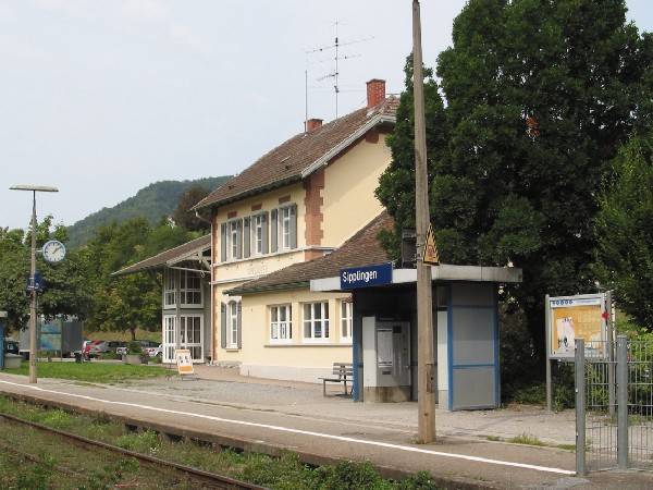 Abbildung des Bahnhofes Sipplingen/Bodensee