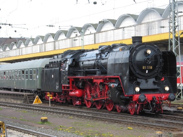 Abbildung der Lokomotive 01 118