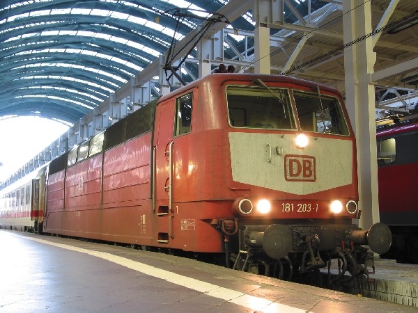 Abbildung der Lokomotive 181 203-1