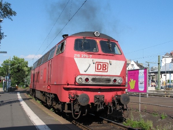 Abbildung der Lokomotive 218 270-7