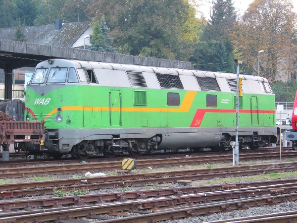 Abbildung der Lokomotive WAB Lok 24 (ex DB 228 633-4)
