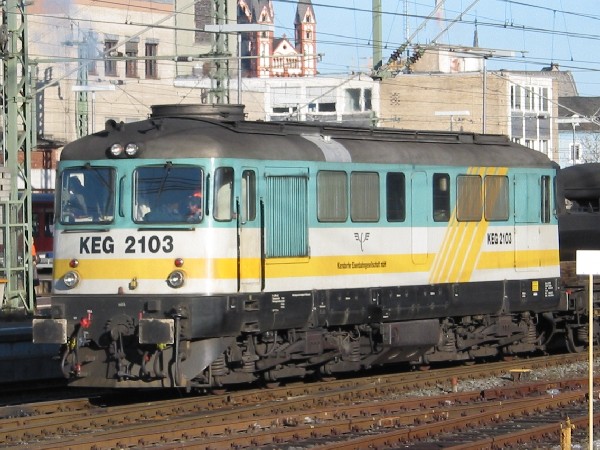 Abbildung der Lokomotive KEG 2103