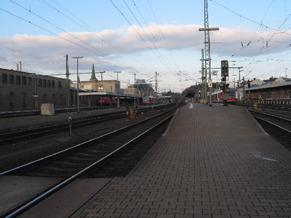 Abbildung des Regionalbahnhofes Limburg/Lahn